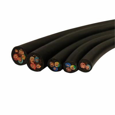 China Heat tracing YZ/YJ 2x6mm cable tin-wellded copper core 2 core power cable for sale