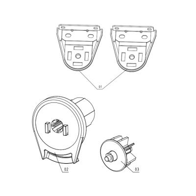 China Traditional 38mm Manual Roller Shade Mechanism / Blind Clutch Shades Clutch / Roller Shade Roller For 1.5 for sale