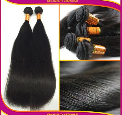 China Factory Free Shipping Hot  Sell Unprocessed 100% Virgin Brazilian Hair Silky Straight Weaves With Lace Closure 4*4inch for sale