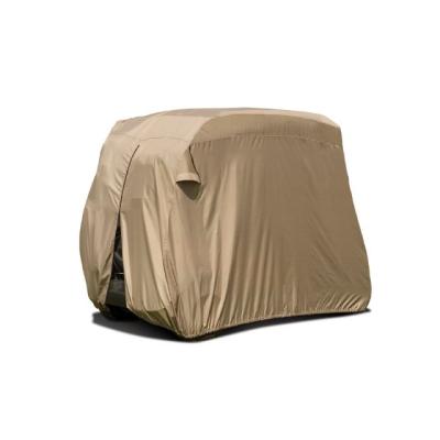 China Waterproof Golf Cart Cover 600D Golf Cart Cover Universal Fits For Most Brand 4 Passenger Golf Cart for sale