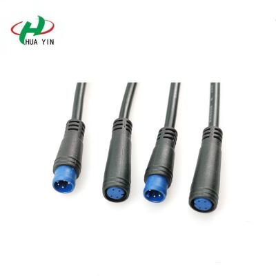 China Electric Bike M8 4 Pin Waterproof Cable Connector for Electric Bike and Sensor for sale