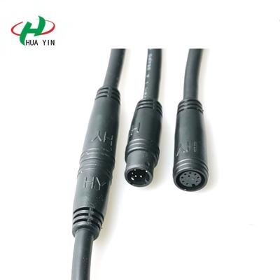 China M10 Power 9 Pin Electrical Waterproof Connector Female And Male Terminal Connector for sale