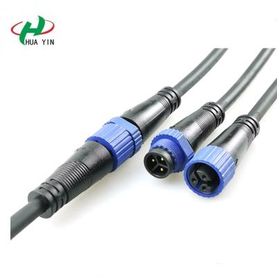 China M15 3pin standard waterproof electrical connector ip67waterproof connector 3 pin m15 connector for sale