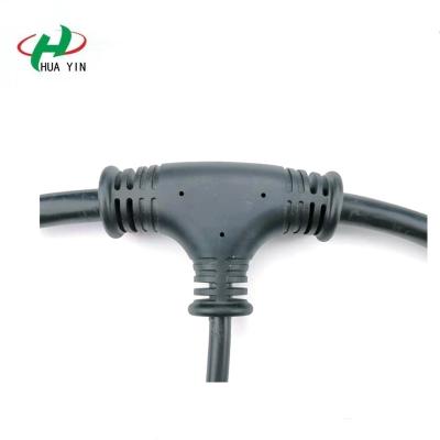 China High Power High Current Waterproof T-connector IP67 T Wire Connector for sale