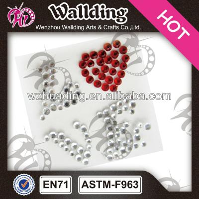 China Decorative Sticker Letter Love Design Clear Rhinestone Car Decoration Sticker for sale