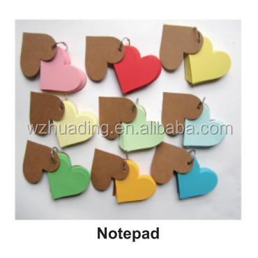 China China Custom Colored Paper Carry-onte Meno Notepad for sale