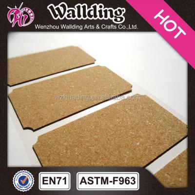 China China Customized Die Cut Pine Cork Sheet Sticker, Cup Mat for sale