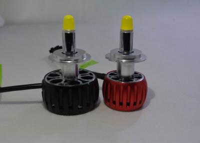 China Bulbo del faro de la linterna 5000K H7 LED de la motocicleta de IP65 LED con la fan dual del rodamiento de bolitas en venta