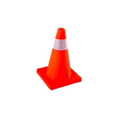 China Roadway Safety Customization Shangcheng Rubber Base Skid Stable Plastic Traffic Cone for sale