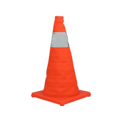 China Road traffic high quality retractable safety roadway safety folding cones for sale