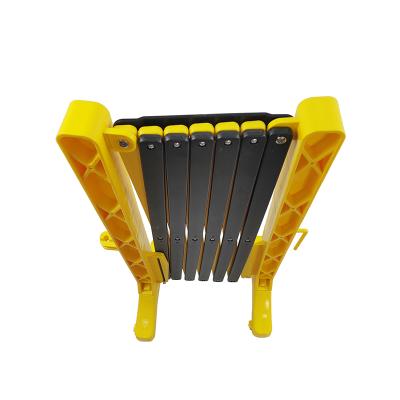 China High Security Durable Plastic Expandable Slide Barricade Telescopic Expandable Guardail Barricade for sale