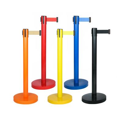 China Multi-application Crowd Control Shangcheng Bracket Well Rated Bank Crowd Control Traffic Barrier Warning Post For Sale for sale