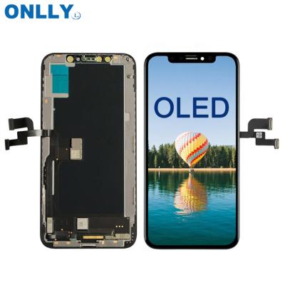 China high brightness & High Saturation For GX ZY HX JK OLED Mobile Phone LCD Display OEM OLED TFT Incell Soft LCD Mobile Phone Hard Screen iPhone X for sale