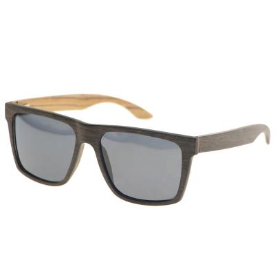 China Custom Wood Sunglasses Logo Unisex Black Retro Square Fashion Sun Glasses UV400 Polarized for sale