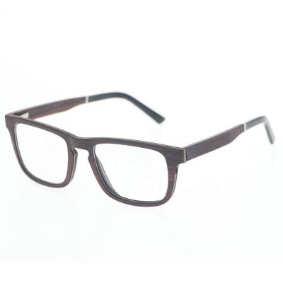 China Latest Custom Square Men Reading Glass Women Optical Glass Wooden Frames for sale