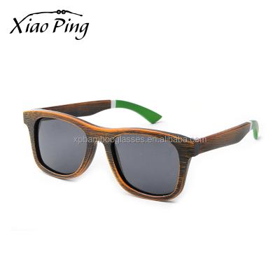 China Fashion Sunglasses Vintage Wholesale Custom Brand Italian Cat 3 UV400 Polarized Bamboo Sunglasses for sale