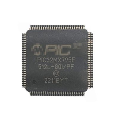 China Standard 32-bit MICROCONTROLLER - MCU IC PIC32M PIC32MX6 PIC32MX7 PIC32MX795F512LT-80I/PF PIC32MX5XX/6XX/7XX ICs for sale