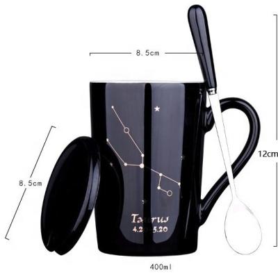 China Wholesale Custom Horoscope Star Constellation Coffee Mugs Stocked Ceramic Mugs for sale