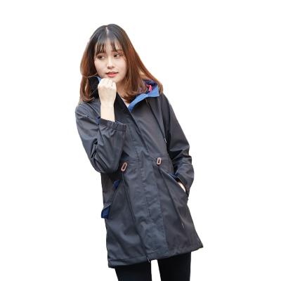 China Amazon Wish Breathable Ebay Ladies Section Mountaineering Wear Anorak Wind Coat Hot Selling Outdoor Single Layer Long Dust Coat for sale