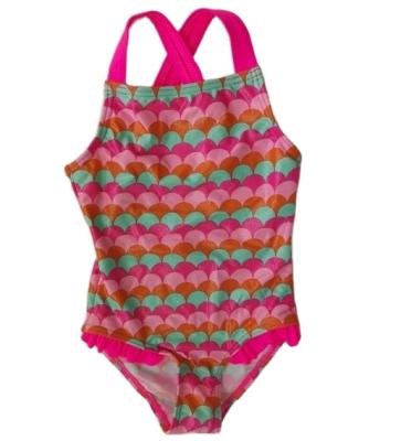 China Little Girl Mermaid Scale Print Swimwear Breathable Bikini. for sale