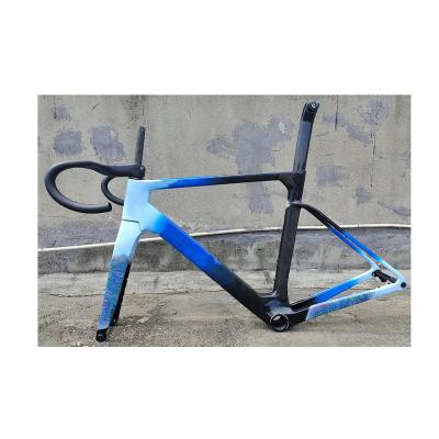 China Road Bikes 2023 New T47 OSTRO Carbon Road Frame Road Bike Frameset Carbon Bike Road View With 32C Disc Brake Colorful Painting for sale