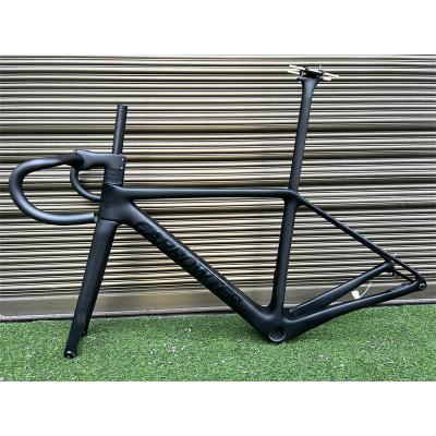 China Road Bikes T1000 UD Bob CARROWTER CR5 Carbon Road Bike Frames Disc Brake Bicycle Frameset Handlebar With Custom Color OEM 41 54 54 56 58cm for sale