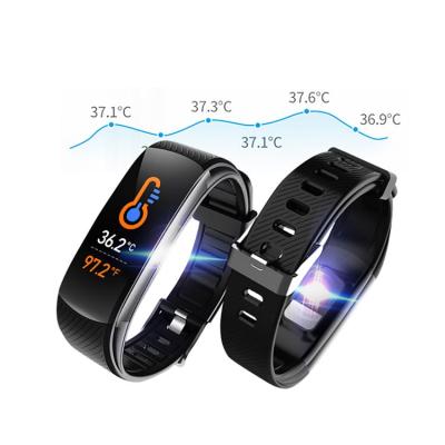 China Waterproof Smart Wristband Business Sports Touch Screen Rectangle Smart Wristband With Detachable Strap Smart Wristband for sale