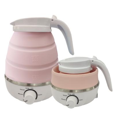 China Carry On Journey Wholesale Hot Fold Electric Kettle Heat Preservation And Heat Portable Fold Kettle for sale