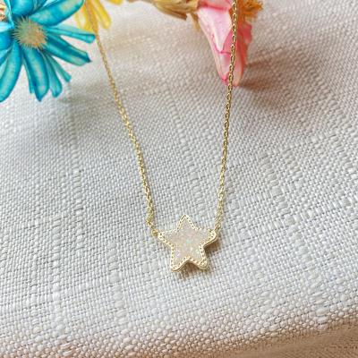 China FASHIONABLE Temperament Fashion Stars Contracted Fashion Geometry Female Clavicle Chain Necklace for sale