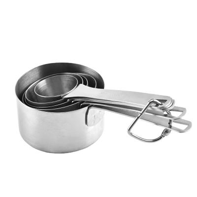 China Sustainable 2022 Stainless Steel Multi-function Measuring cups Popular sale Measuring Spoons with Scale kitchen tools for sale