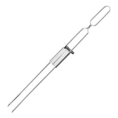 China Special welded stainless steel grilling fork for outdoor barbecue retractable grilling fork for sale