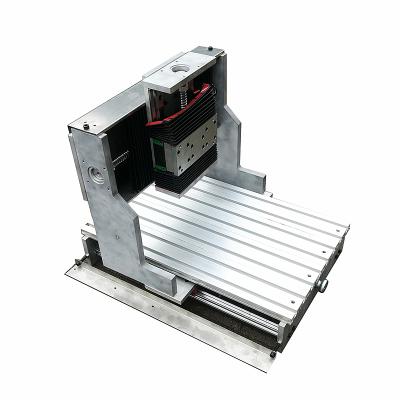 China Building Material Shops Kit Square Line Rail Track Aluminum 3040 CNC Frame DIY Engraving Machine for sale