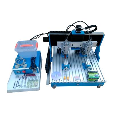 China Building Material Shops 4 Axis CNC Router 6090 Linear Guide Rail Carving Machine 1.5KW Two Axis USB Metal Parallel Port Milling Tool for sale