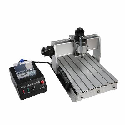 China Building Material Shops CNC Engraving Cutting Machine Alloy Body CNC Router 3040 Z-DQ 4axis CNC Router PCB Milling Drilling Aluminum Engraver 300W the mini for sale