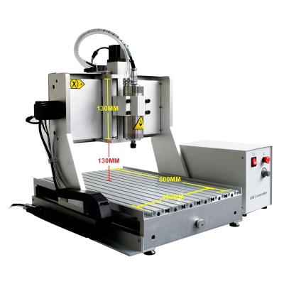 China Machinery Repairs Workshop 6040 CNC Z Spindle Stroke 130mm CNC Drilling And Laptop Port 1500W Metal Engraving Milling And Drilling Water Cooled Spindle USB for sale