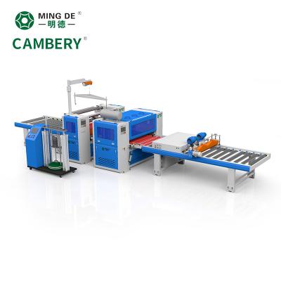 China Machinery & Hardware Reliable durability mdf laminating machine for wood pvc board cast film extrusion laminating machine pur glue laminating machine for sale