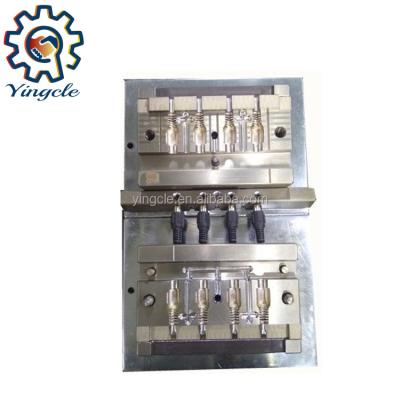 China DC Connector Mold AC DC Molded DC Power Plug Cable Connector Mount Molds For Vertical Injection Molding Machine for sale