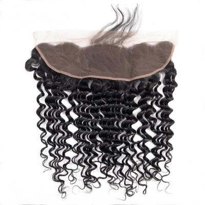 China Hd Curly Straight Lace Closure Thin Layer 13X4 4X4 5X5 6X6 Frontal Swiss Straight Wave, Transparent Preplucked Lace Closure for sale