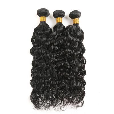 China 100% Raw Water Wave Hair Bundles 40inch Long Cuticle Aligned Unprocessed Raw Virgin Hair Natural Wavy Indian Seller for sale