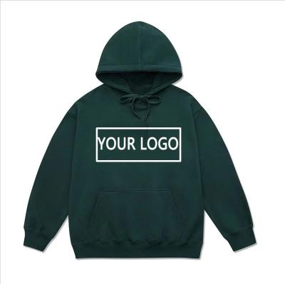 China Wholesale Custom Anti-Shrink Printing Logo Cotton Loose Fit Plain Men's Breath Pull Over Thick Hoodie Stringless Hoodie Streetwear for sale