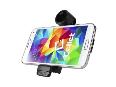 China 360 Rotate Air Vent Mobile Phone Car Holder , Black Auto Cell Phone Holder for sale