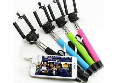 China Cable Take Pole Wired Handheld Selfie Monopod For IOS Smart Phone for sale