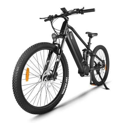 China Hot sale bafang 48v 750W motor 17.5Ah lithium battery aluminum alloy bike 27.5 inch full suspension e tire electric mountainbike for sale