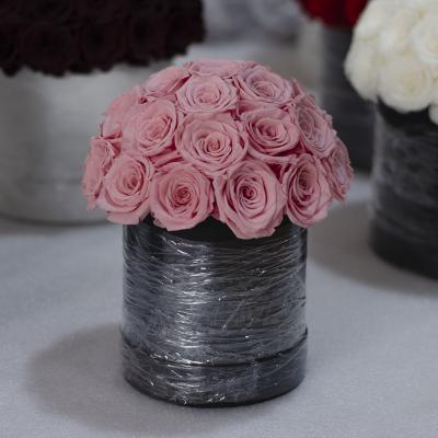 China Fashional Preserved Forever Eternal Roses Spill Head in Box for Valentine Wedding Decoration for sale