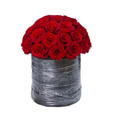 China Artificial Craft Rose Mushroom Best Gift Preserved Rose Bucket of the Gift Box 2021 Wholesale Eternal for sale