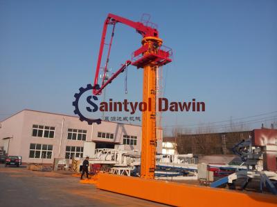 China 29m 32m 33m Column Tower hydraulic Self-Climbing Jack-up Concrete Placing Boom with 22.7m Column for sale