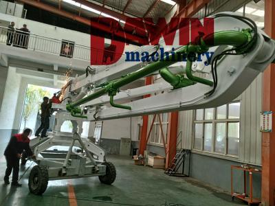 China Safework Certificated 18m Three Arms 23m 4 Arms Mobile Spider Concrete Placing Boom Placer for sale