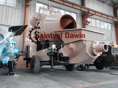 China 15m3/Hr Mixing Capacity Diesel Concrete Mixing Pump China Manufactory for sale