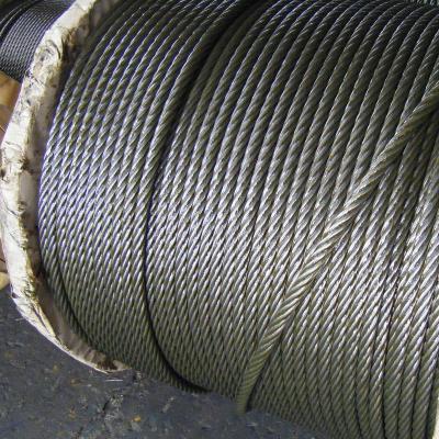 China Steel wire lifting rope 6x36WS+IWRC zu verkaufen