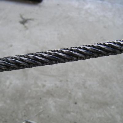 Китай Steel Wire Rope For Elevator Ungalvanized Steel Wire Rope For Elevator 8x19S+FC продается